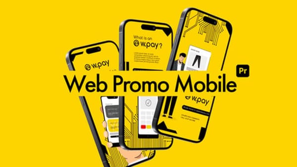 Web Promo Mobile Premiere Pro - Smartphone App Showcase Template