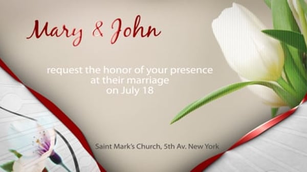 Free Wedding Invitation e-card