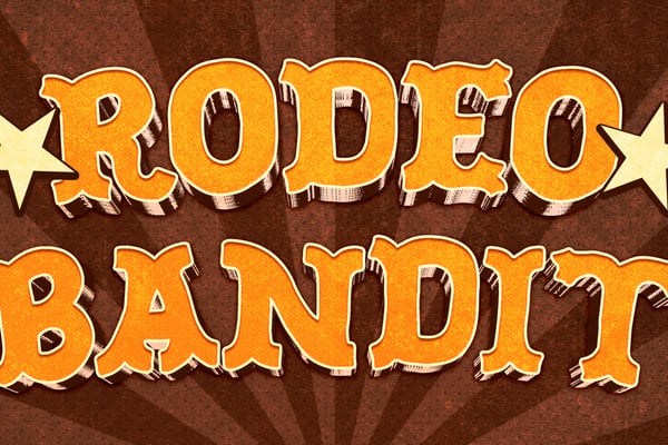 Western Vintage Text Effect