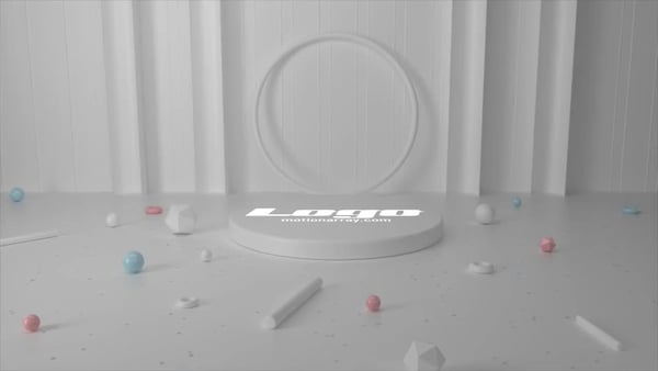 White Abstract Logo