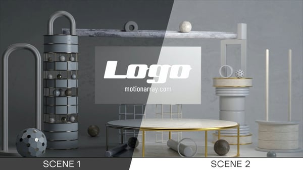 White And Black Modern Logo