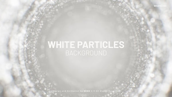 White Particles Background