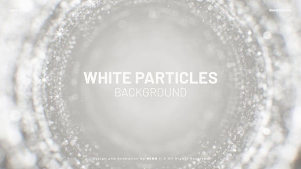 White Particles Background