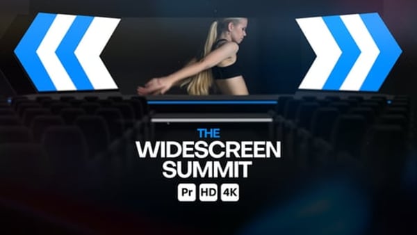 Widescreen Stage Presentation Template for Premiere Pro – 10 Customizable Scenes