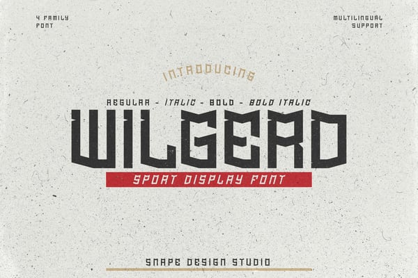 Wilgerd - Sport Font
