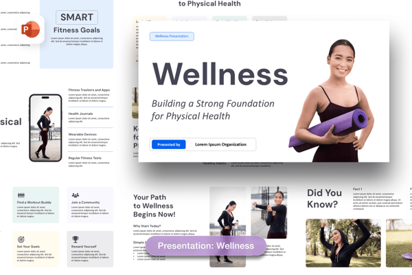 Yoga Wellness Presentation Template