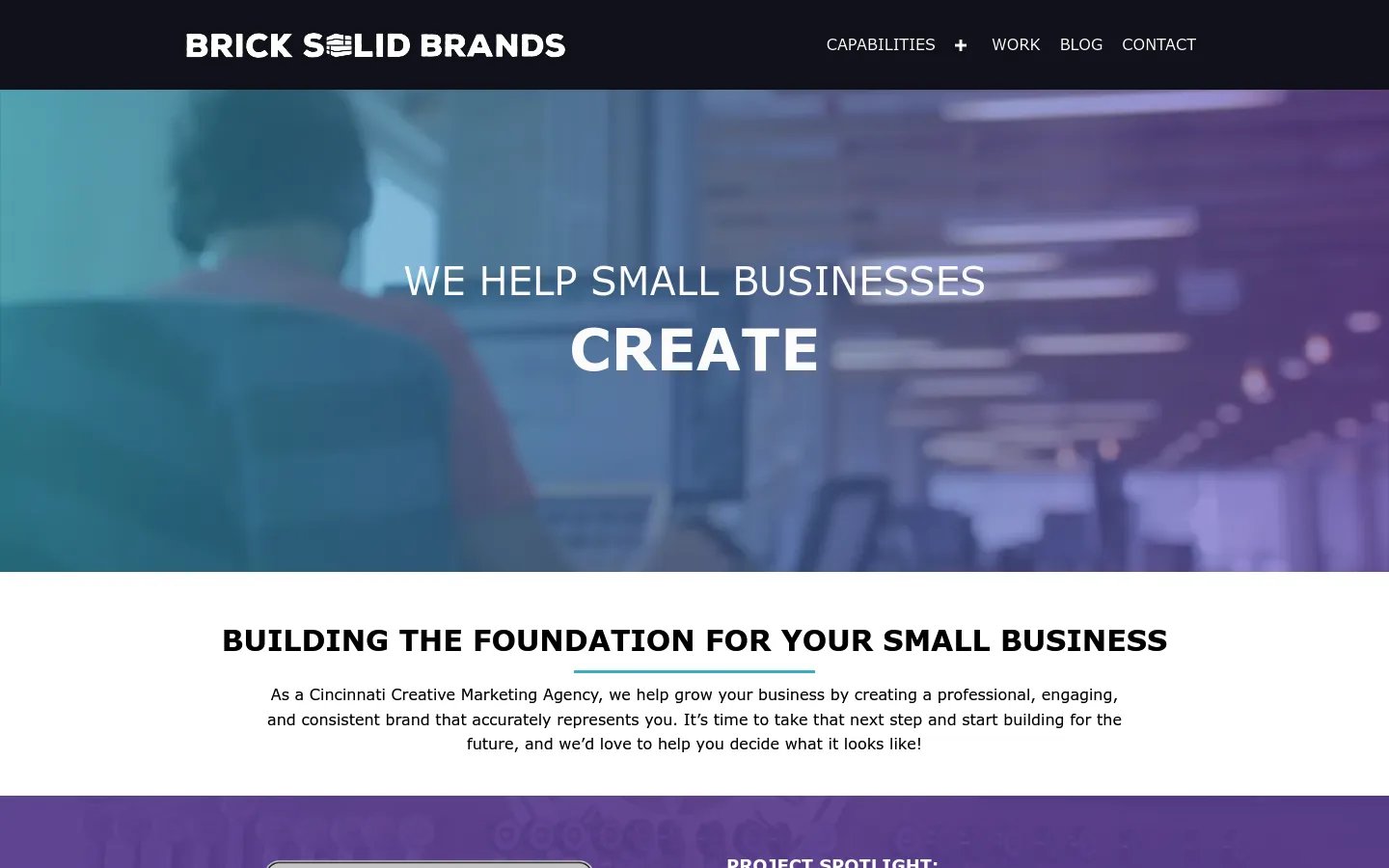 Brick Solid Brands Homepage