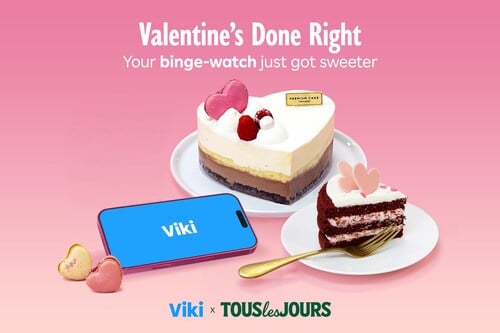 Tous les Jours Partners with Rakuten Viki for Valentine's Day Promotion