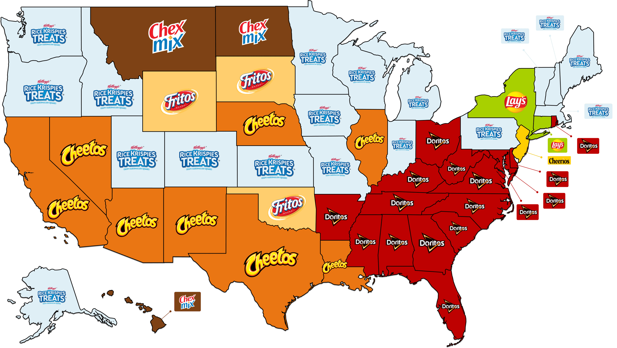 Favorite Snack by State