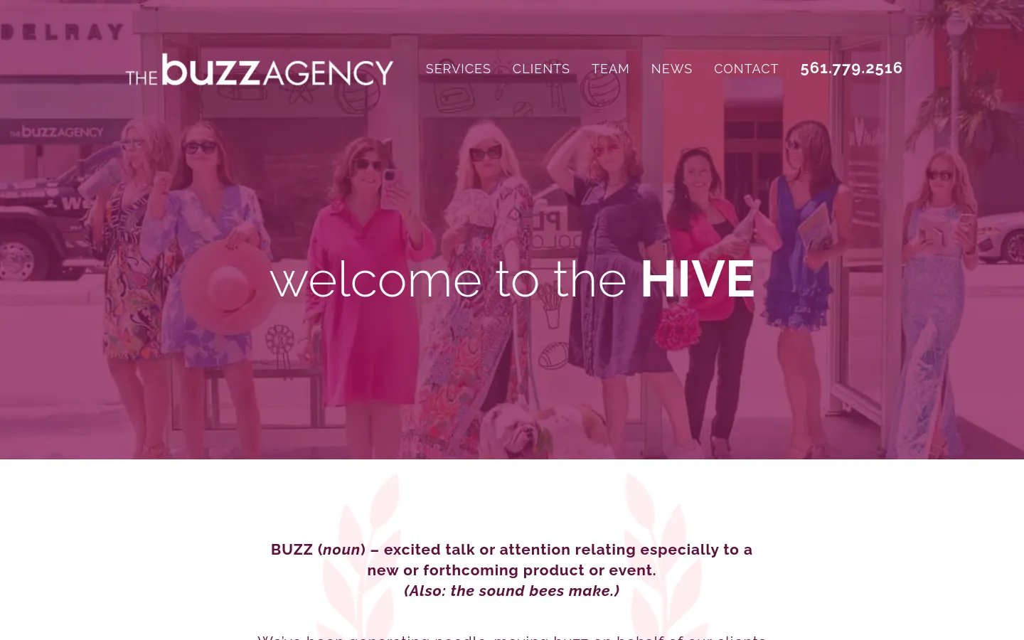 The Buzz Agency Homepage