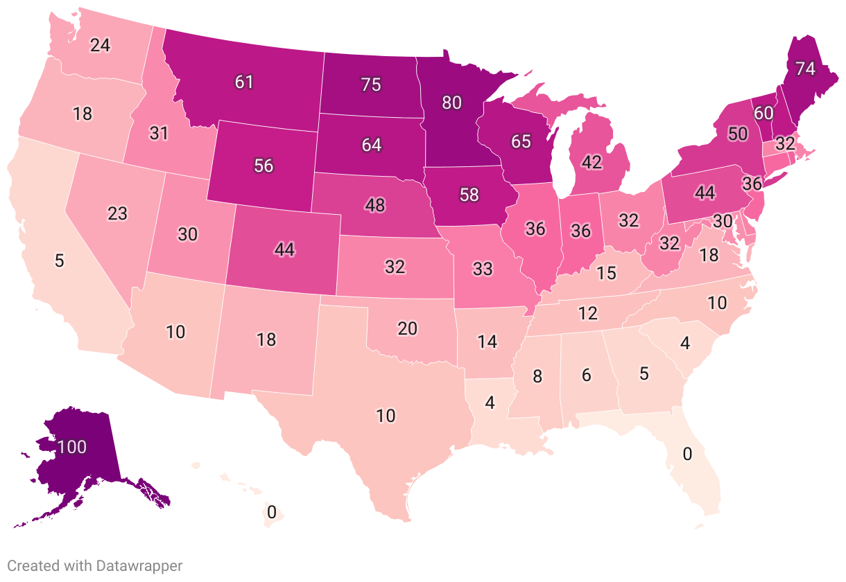 Frost Lines By State 2025 Huge