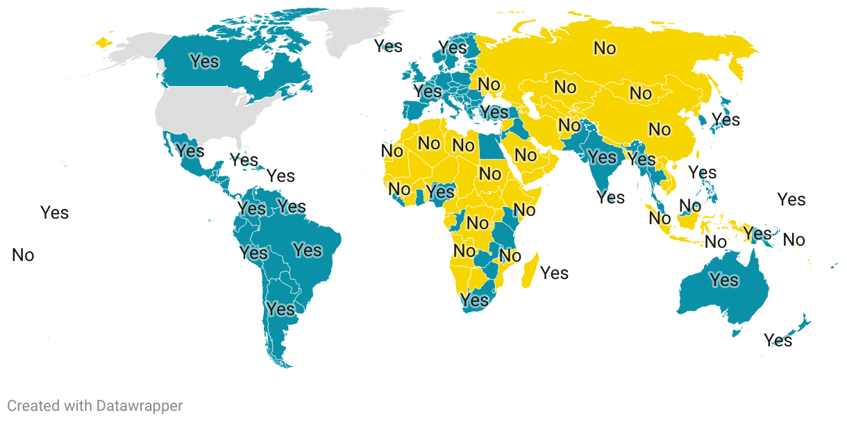 State & Country Rankings