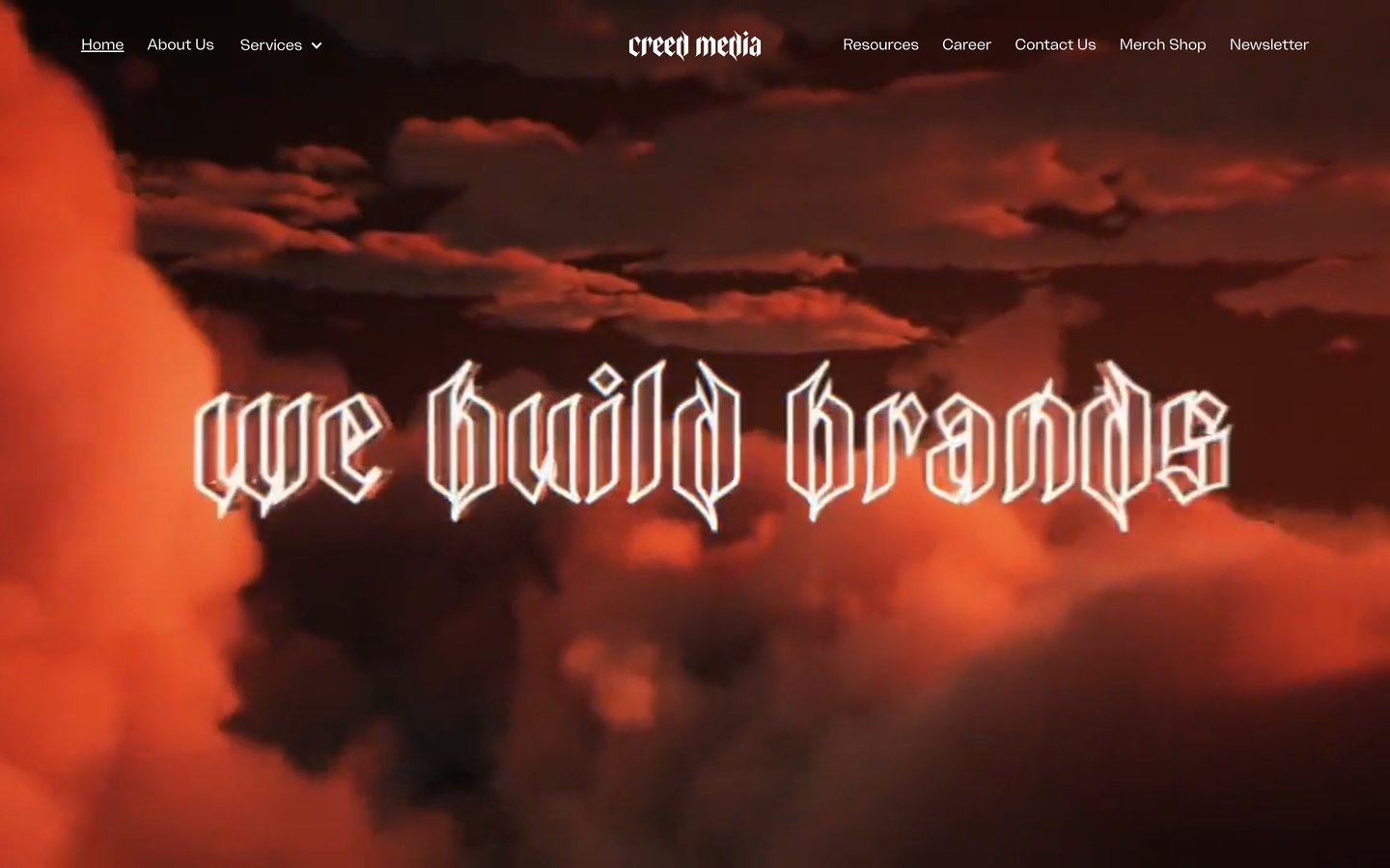 Creed Media Homepage
