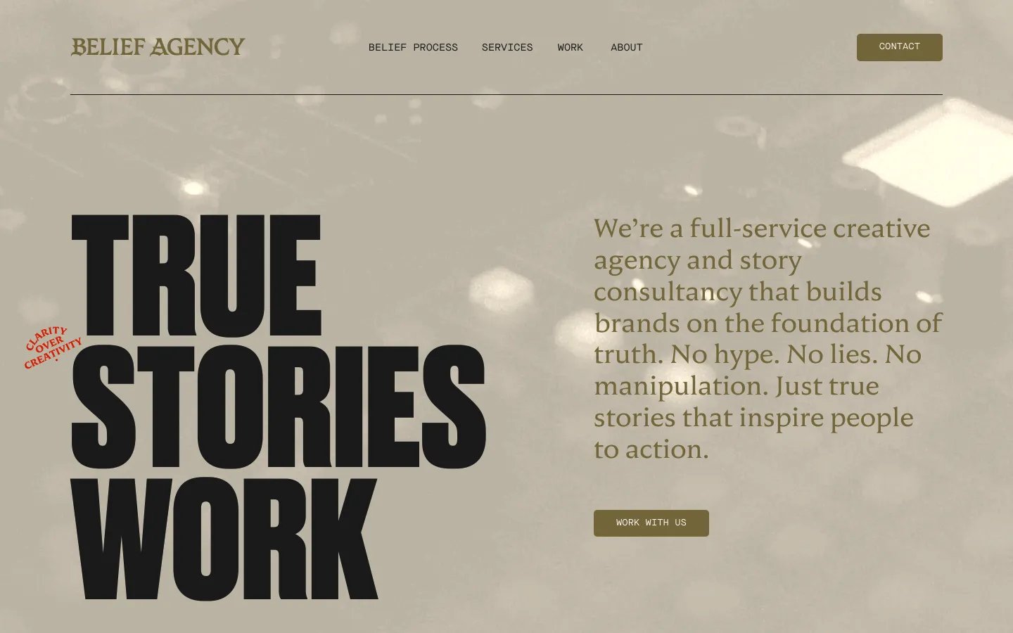 Belief Agency Homepage