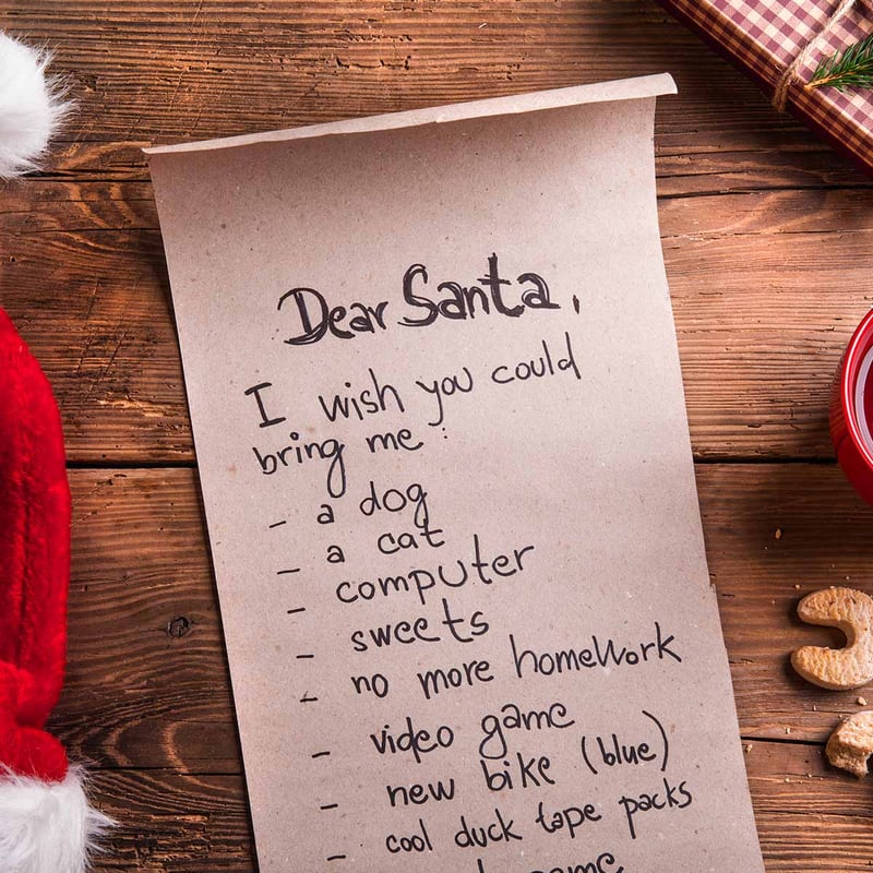 Dear Santa Letter Week