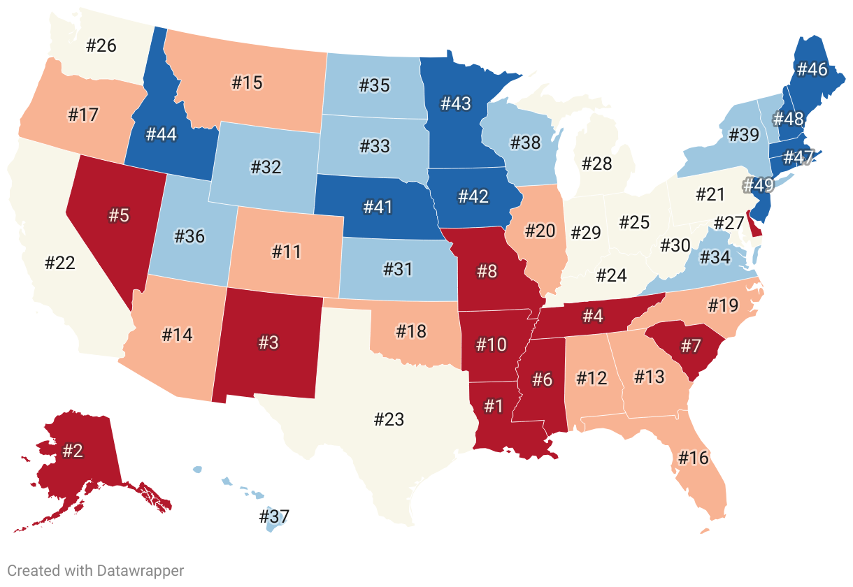Most Dangerous Cities in the U.S. 2025