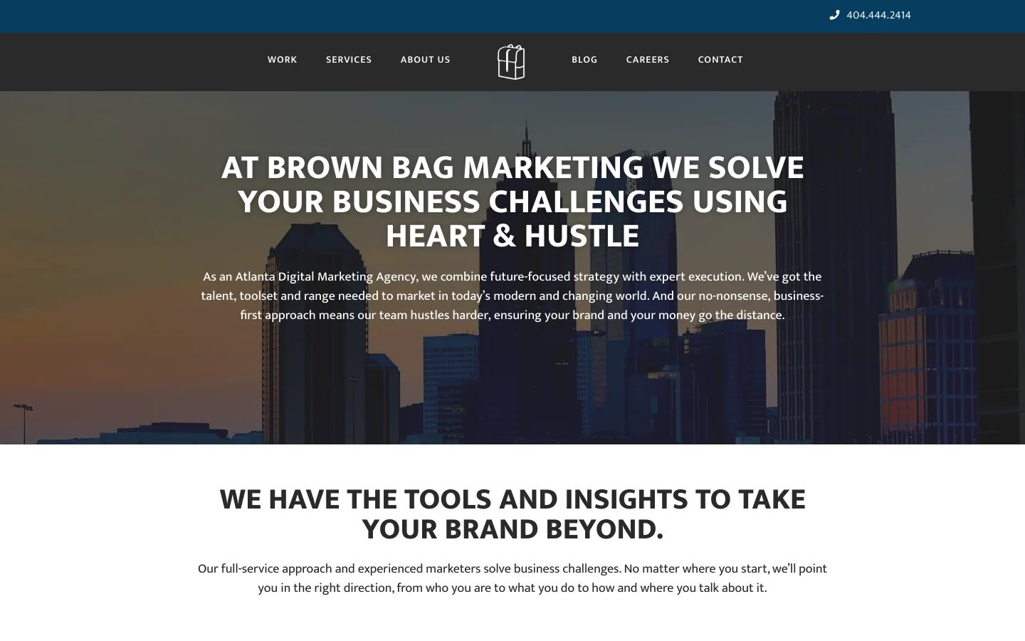 Brown Bag Marketing Homepage