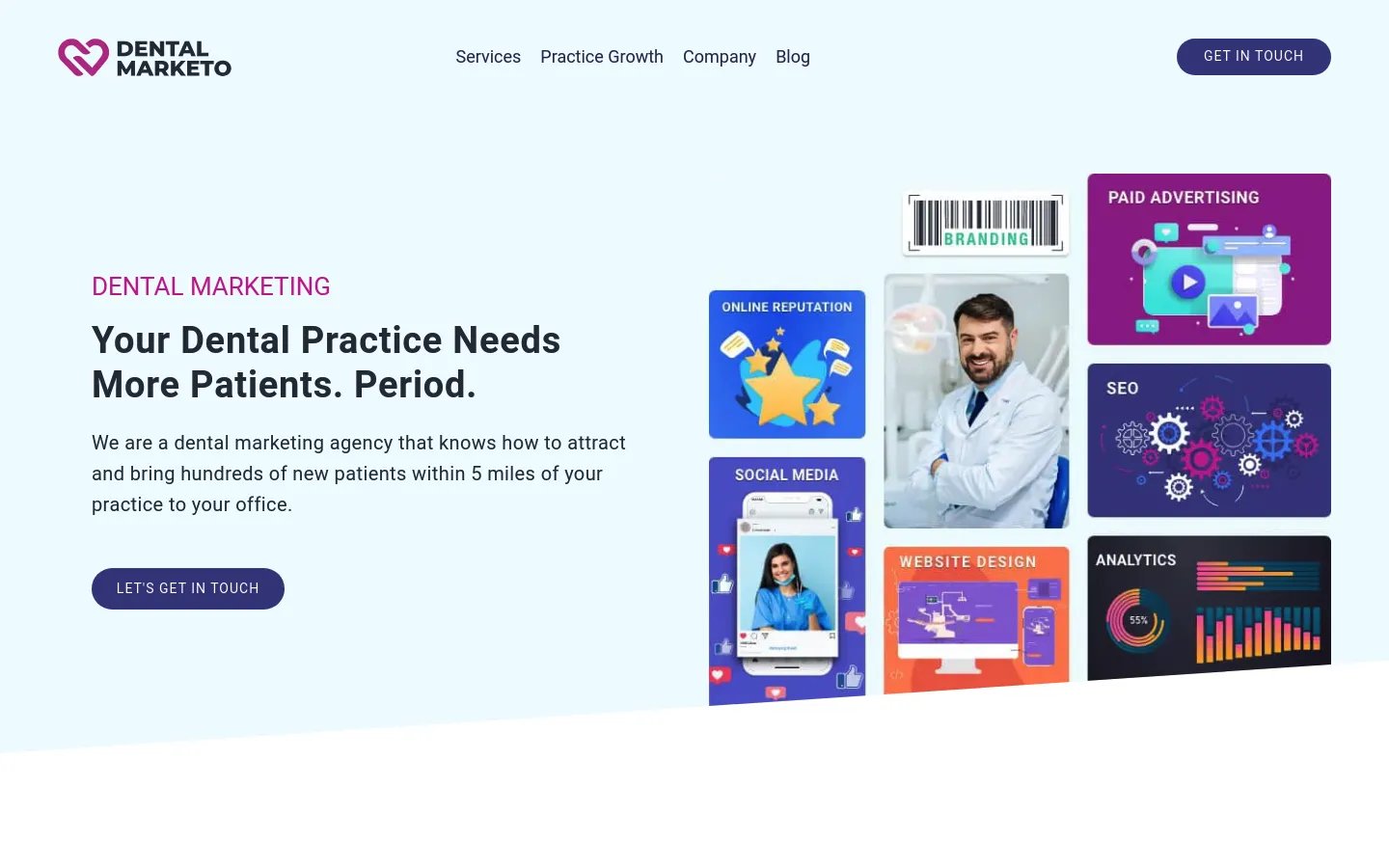 Dental Marketo Homepage