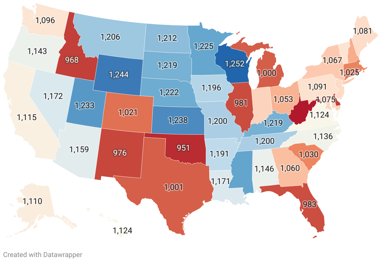 National Sat Scores Nationwide Study Ranks Utah Among Top Ten States