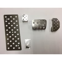 ノア,ヴォクシー,エスクァイア80系（ZWR80G ZWR80Wハイブリッド車専用）専用設計のアルミペダル４点セット - 1