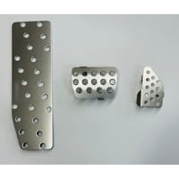 ライズ AT 用 フットレスト付き アルミペダル 3点セット - 3