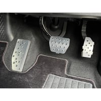 ダックスガーデン 日産 NISSAN アリア FE0系 専用 アルミペダル 3点セット アクセル ブレーキ フットレスト 日本製 A-5052 耐蝕アルミニウム 穴あけ加工不要 DUCKS GARDEN - 3