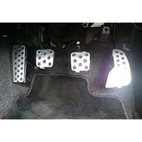 スカイライン R32 専用設計 アルミペダルセット（アルミカバーr32- pedal ） - 3