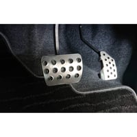ダイハツ タフト CVT専用アクセル、ブレーキのアルミペダルカバーセット - 3
