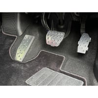 ダックスガーデン 日産 NISSAN アリア FE0系 専用 アルミペダル 3点セット アクセル ブレーキ フットレスト 日本製 A-5052 耐蝕アルミニウム 穴あけ加工不要 DUCKS GARDEN - 4