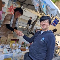 【お米との合わせ買いで送料無料】お米と未来を、ひとつなぎ。手ぬぐい 「稲穂つなぎ」 特岡生地 35×90cm - 3