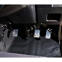 ダックスガーデン ダイハツ ハイゼットトラック S500P/S510P 5MT用 アルミペダルセット 3点 穴あけ不要 日本製 - 1