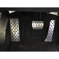 マツダ2 マツダDJ-DEMIOデミオAT専用設計のアルミペダル３点セット（アルミカバー）です。 - 1