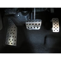 ダックスガーデン 【穴加工不要/日本製】ホンダ アコード CY2 2024年～ 専用 アルミペダルセット アクセル ブレーキ フットレスト 3点セット 6AA-CY2 - 2