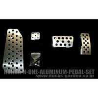 HONDA N-ONE ホンダ エヌワン (DBA-JG1)専用設計のアルミペダル４点セット - 1