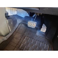 ダイハツ ムーヴ キャンバス DAIHATSU CANBUS Gターボ G 後期(パーキングブレーキなし)専用 アルミペダルセット - 1