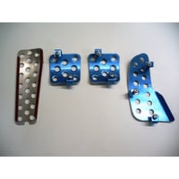 スカイライン R32 専用設計 アルミペダルセット（アルミカバーr32- pedal ） - 2