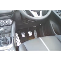 マツダ2 マツダDJ-DEMIOデミオMT専用設計のアルミペダル4点セット（アルミカバー）＋KTCドライバー付き - 6