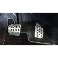 ダイハツ タフト CVT専用アクセル、ブレーキのアルミペダルカバーセット - 1