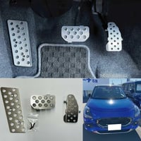 新型 スイフト 専用アルミペダル3点セット DS型 SWIFT 5AA - ZCEDS ZDEDS 5BA - ZCDDS ZDDDS (2023年12月～ 現行) - 1