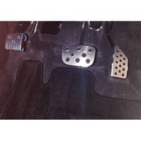 ダイハツ ムーヴ キャンバス DAIHATSU CANBUS X 前期(パーキングブレーキあり)専用 アルミペダルセット - 1