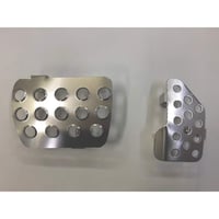 ダイハツ タフト CVT専用アクセル、ブレーキのアルミペダルカバーセット - 6