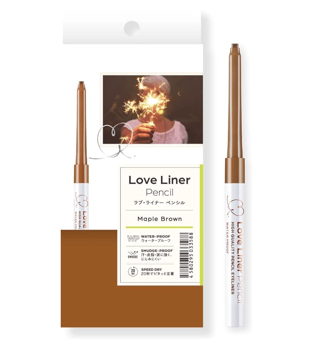 【送料無料】LoveLiner ラブライナー クリームフィットペンシルＲ ／ 極細楕円芯 (メープル　ブラウン)