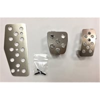 トヨタH200系ハイエース標準ボディ幅（ナロー）200V,201V,206V,200K,206K,AT専用設計アルミペダル3点セット - 1