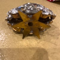 チェコガラスツリー 3D立体型 クリスマスヴィンテージ ラインストーン - 2