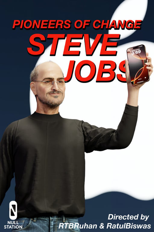 Pioneers of Change | Steve Jobs poster