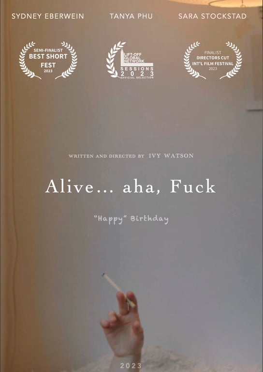 Alive... aha, Fuck poster