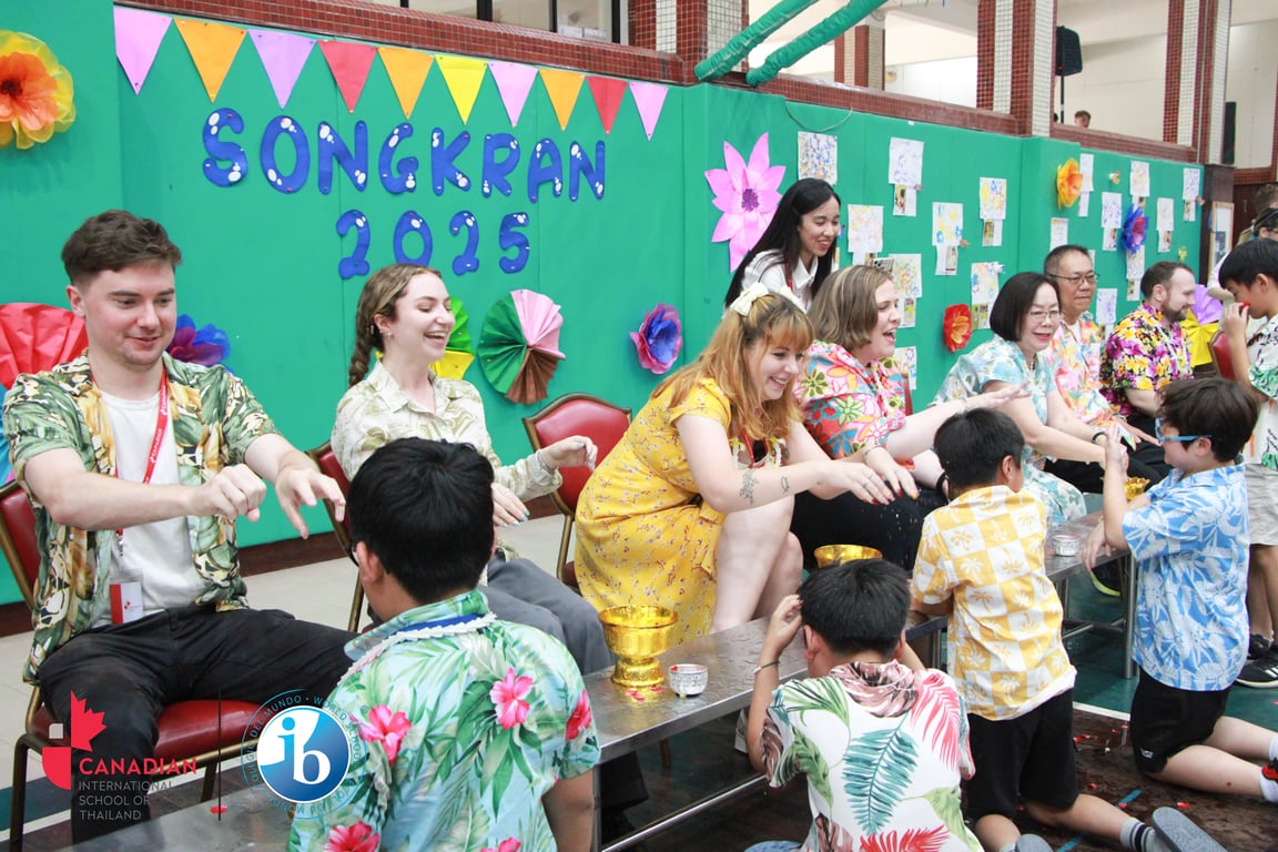 A vibrant Thai tradition embraced by the diverse school community.