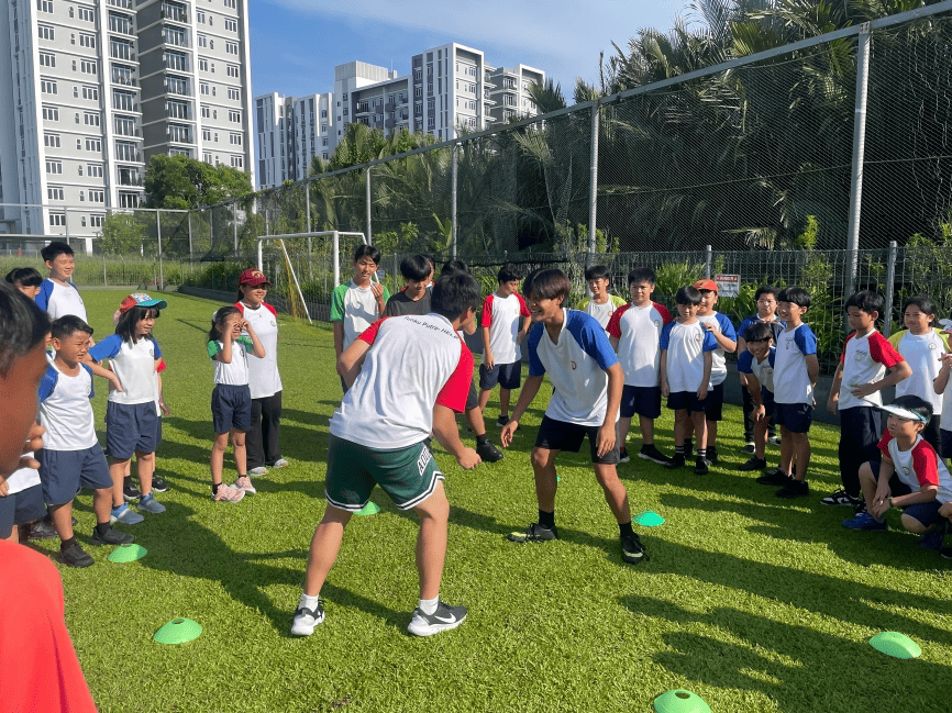 Energetic field activities bring out team spirit and friendly competition.