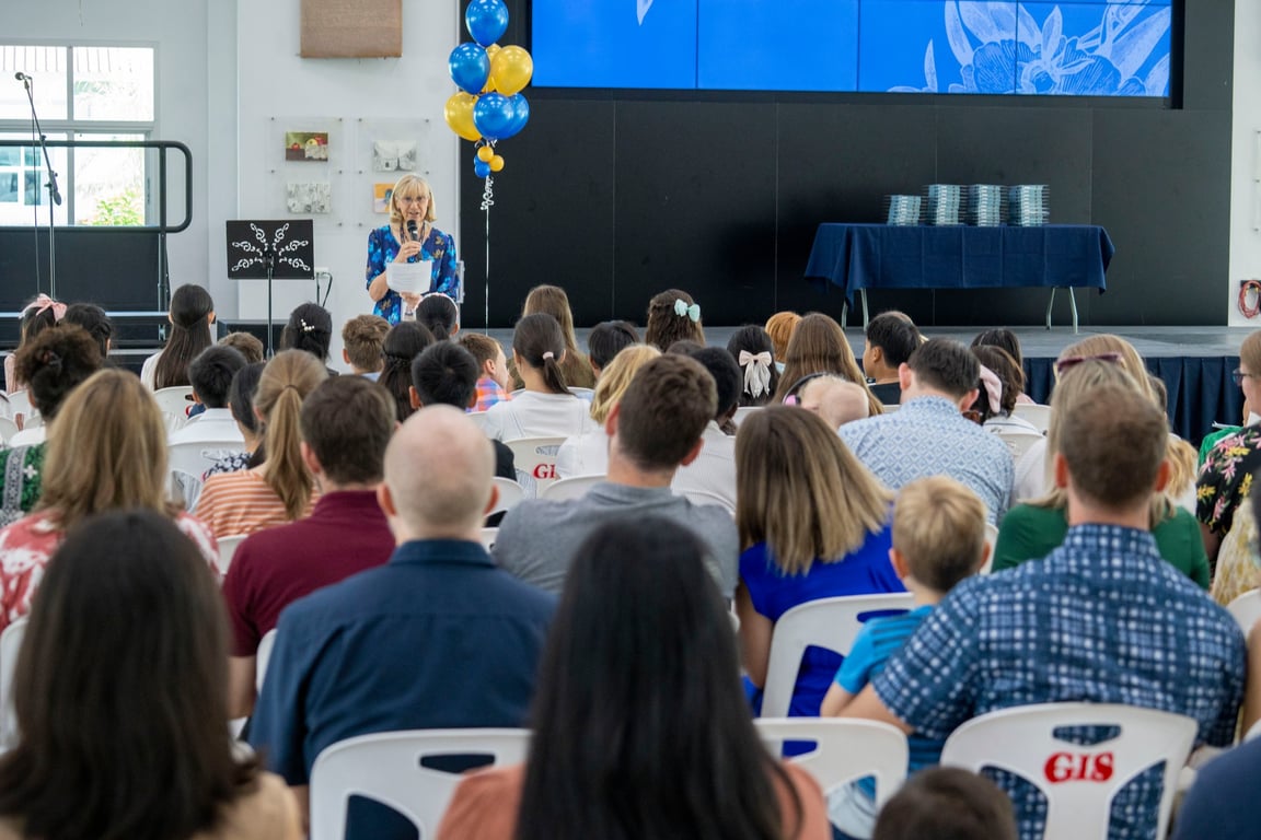A proud day for parents as fifth graders step into middle school.