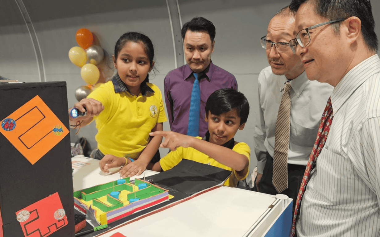 Students taking part in Sony Creative Science Award (SCSA) 2024.